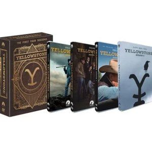 YellowStone Season 1-4 Complete DVD ( 17-Disc Box Set)  New and sealed.